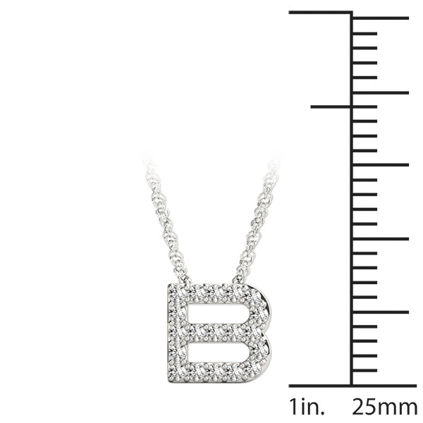 1/10 Cttw B Initial - alt view