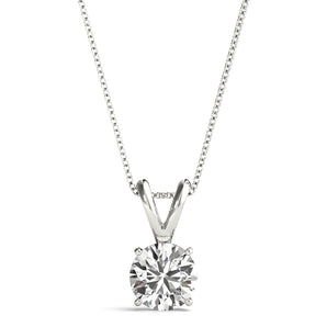 1ct (6.5mm)4pr Wire Pendant