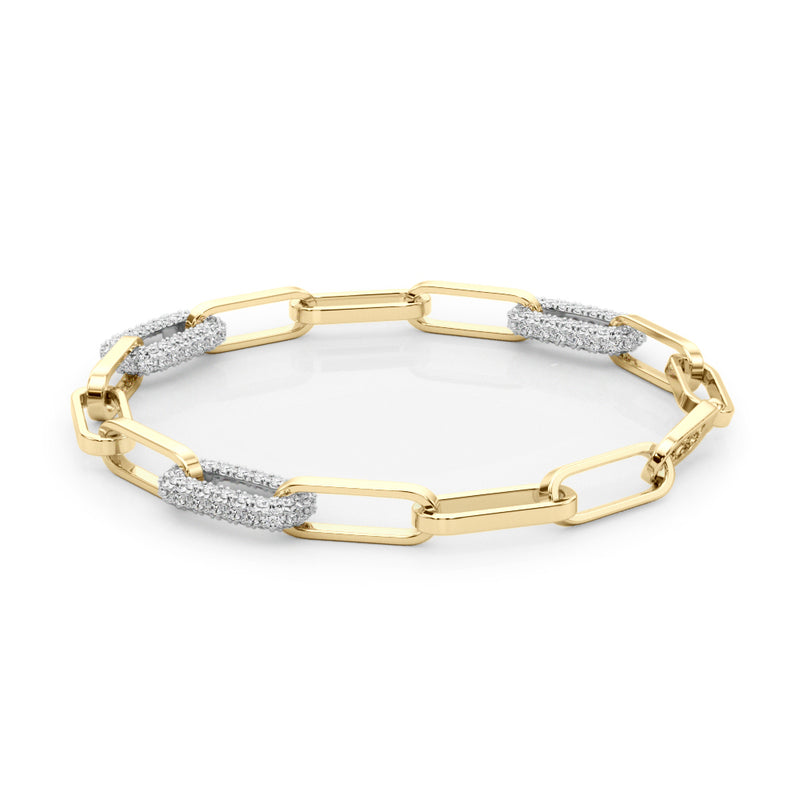 2 Paper Clip Bracelet - alt view