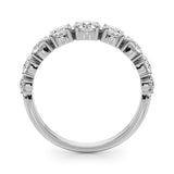 9 Stone Band Round - alt view