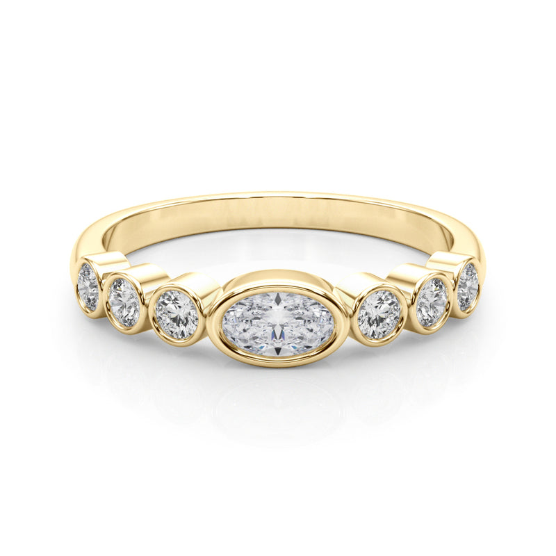 With Oval Color Center Ring - alt view