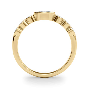 With Oval Color Center Ring - alt view