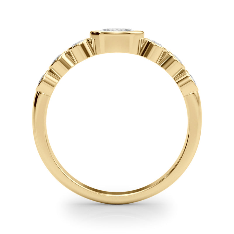 With Oval Color Center Ring - alt view