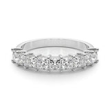 9 Stone Band Princess Cut - alt view