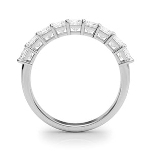9 Stone Band Princess Cut - alt view