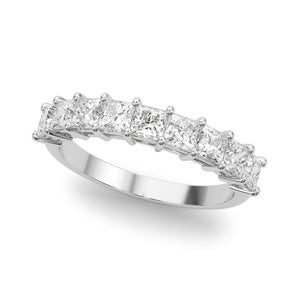 9 Stone Band Princess Cut