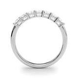 7 Stone Band Emerald Cut - alt view