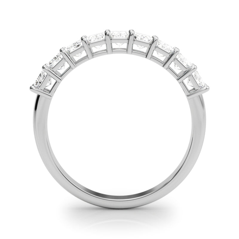 9 Stone Band Emerald Cut - alt view