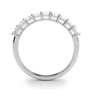 9 Stone Band Emerald Cut - alt view