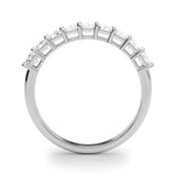 9 Stone Band Emerald Cut - alt view