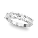 9 Stone Band Emerald Cut