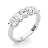 5 Stone Band Oval - alt view