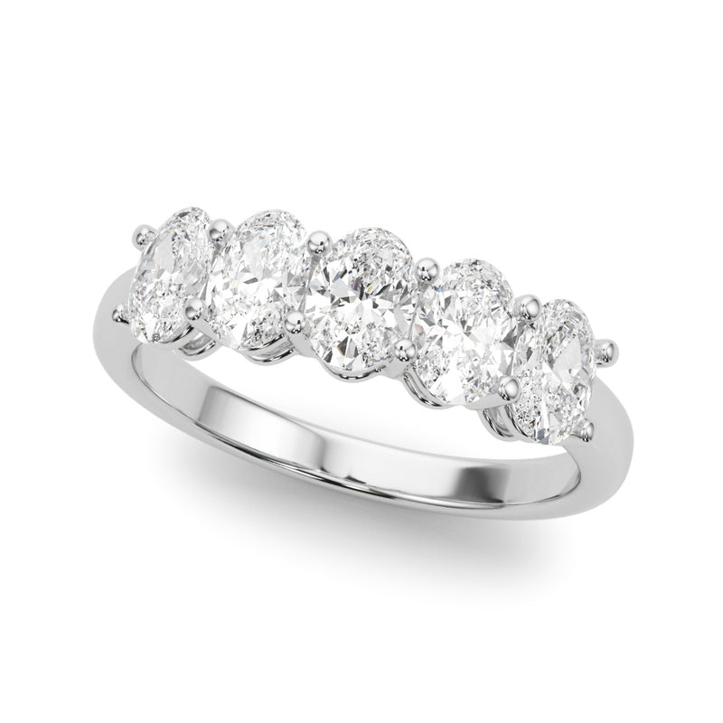 5 Stone Band Oval