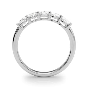 5 Stone Band Oval - alt view