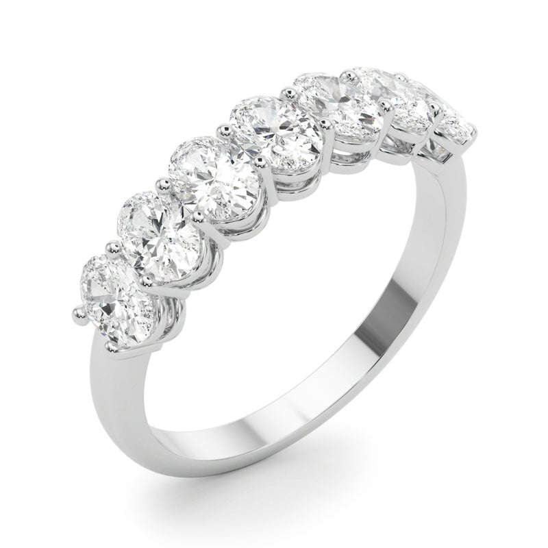 7 Stone Band Oval - alt view