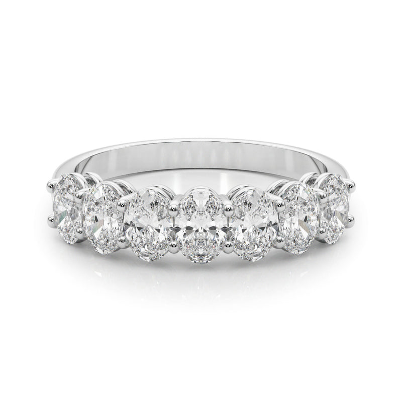 7 Stone Band Oval - alt view