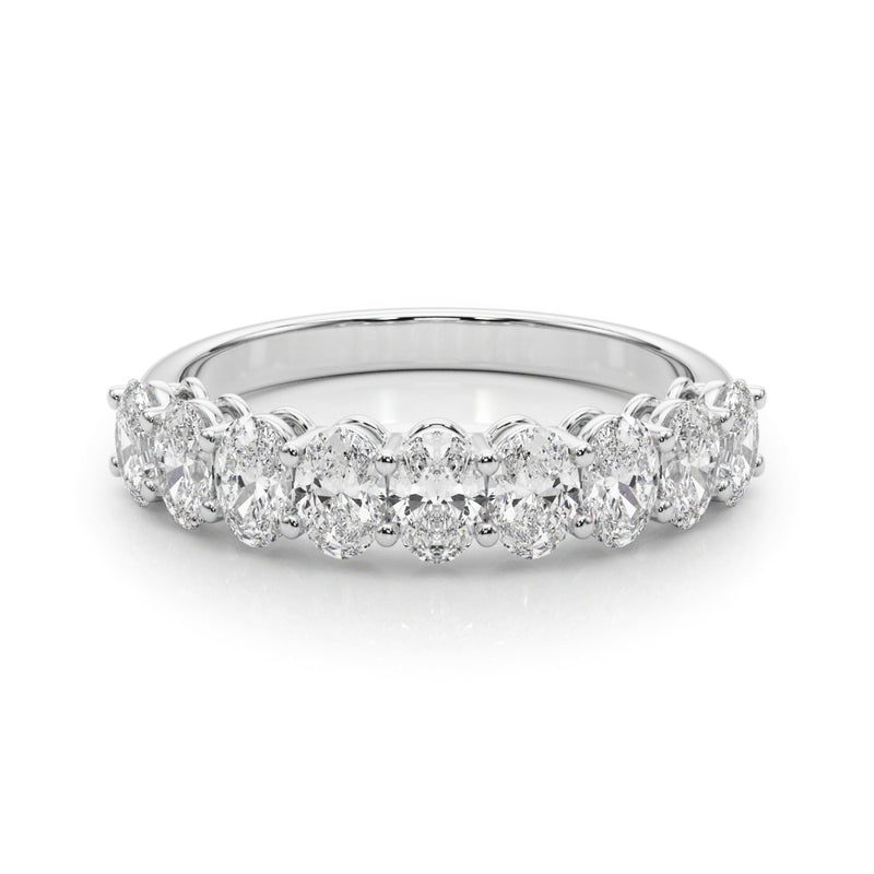 9 Stone Band Oval - alt view