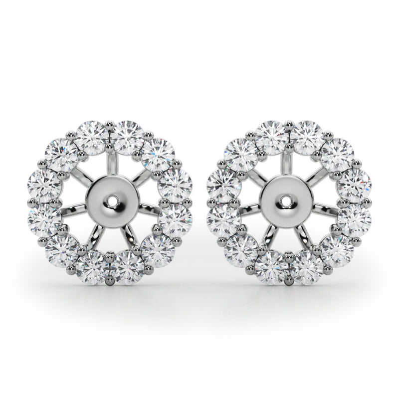 Earring Jacket For .50 Ct
