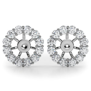 Earring Jacket For 2.0 Ct