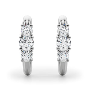 Three-Stone Earrings
