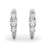 Three-Stone Earrings