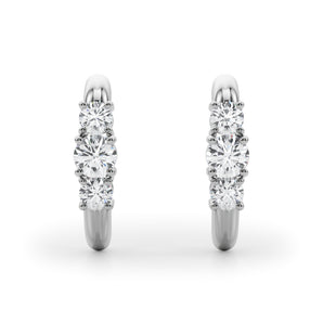 Three-Stone Earrings