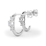 Three-Stone Earrings - alt view