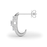 Three-Stone Earrings - alt view