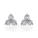 Three-Stone Earrings
