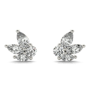 Earrings Marquise & Round