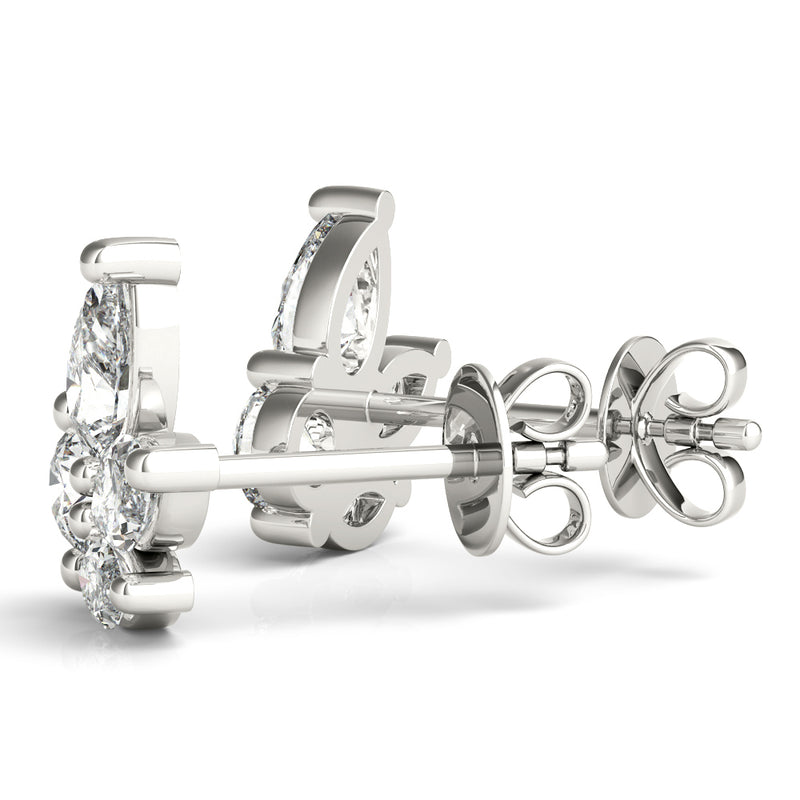 Earrings Marquise & Round - alt view