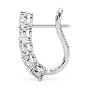 Earrings Omega Backs - alt view