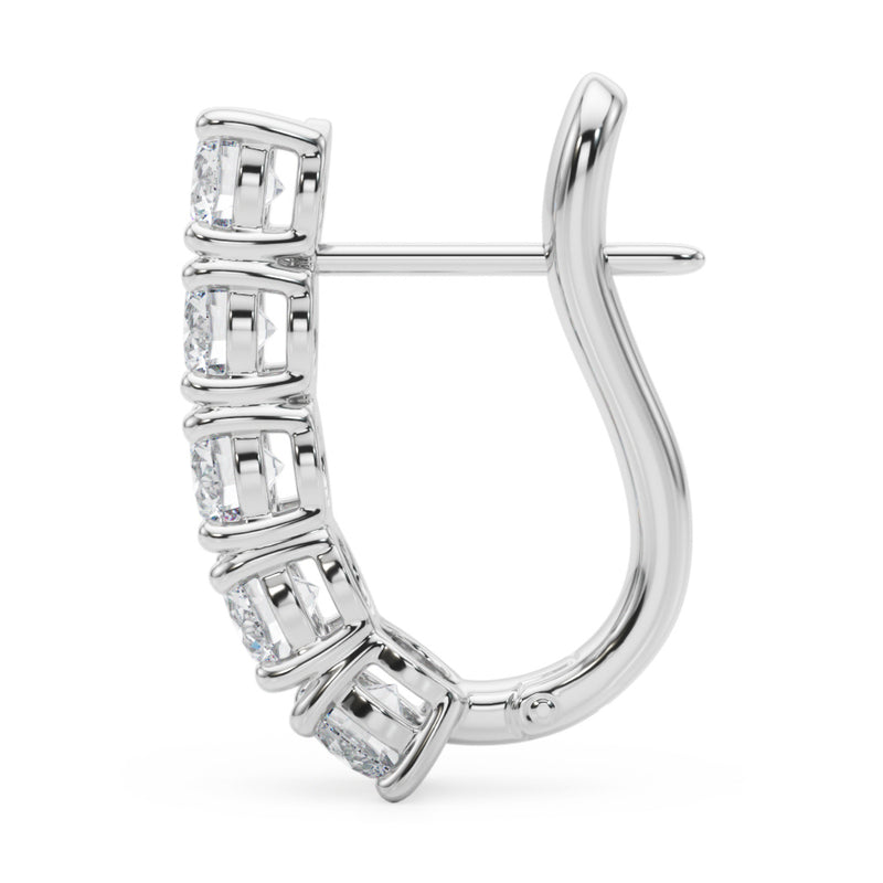 Earrings Omega Backs - alt view