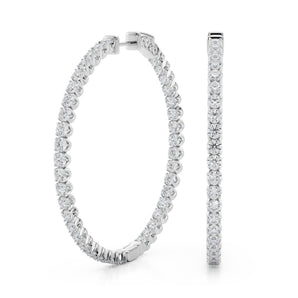 1.6 Inch 4 Prong Round Hoop