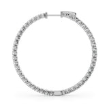 1.6 Inch 4 Prong Round Hoop - alt view