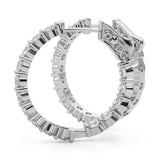 1 Inch 2 Prong Round Hoop - alt view
