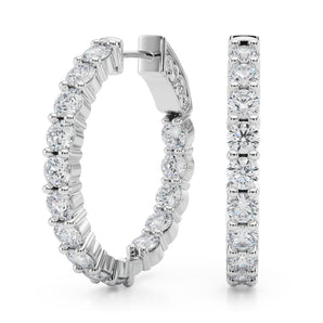 1 Inch 2 Prong Round Hoop