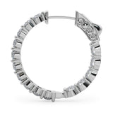 1 Inch 2 Prong Round Hoop - alt view