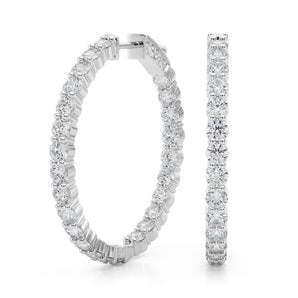 1.4 Inch 2 Prong Round Hoop