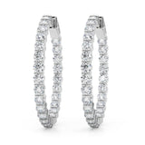 1.4 Inch 2 Prong Round Hoop - alt view