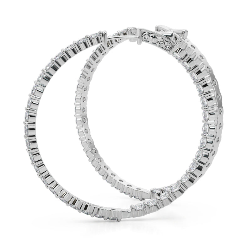 1.75 Inch 2 Prong Round Hoop - alt view