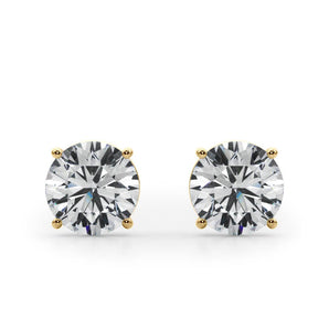 (1/2 Cttw) 1/4ct 4 Prong Wire Stud Earring - alt view
