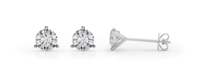 1 cttw 1 2ct 4 prong wire stud earring lg studs mart 1