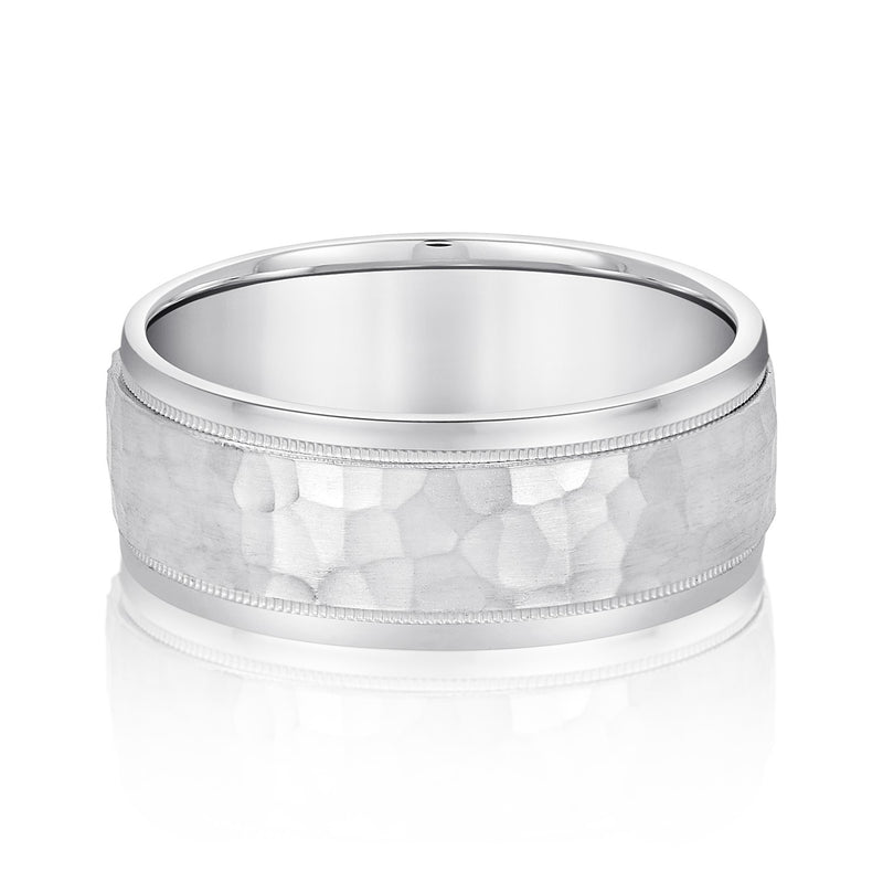 Hammered Standard WT Men's Band (N18025S)