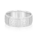 Hammered Standard WT Men's Band (N18026S)