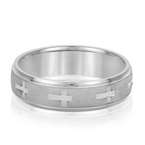 Religious Heavy WT Men's Band (N18058H)