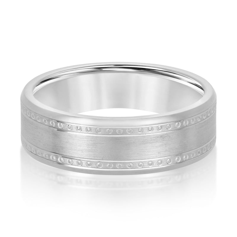 Milgrain Standard WT Men's Band (N18073S)