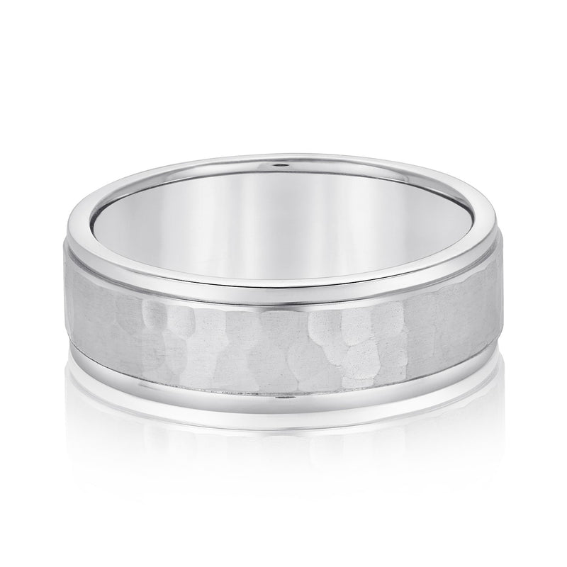 Hammered Light WT Men's Band (N18076L)