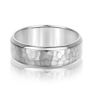 Hammered Standard WT Men's Band (N18137S)