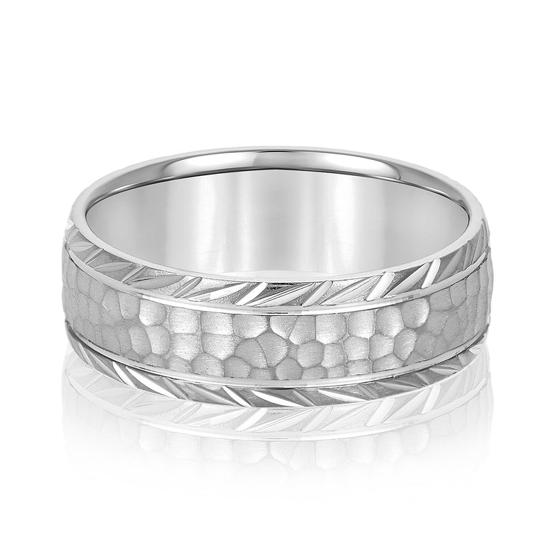 Hammered Heavy WT Men's Band (N18140H)